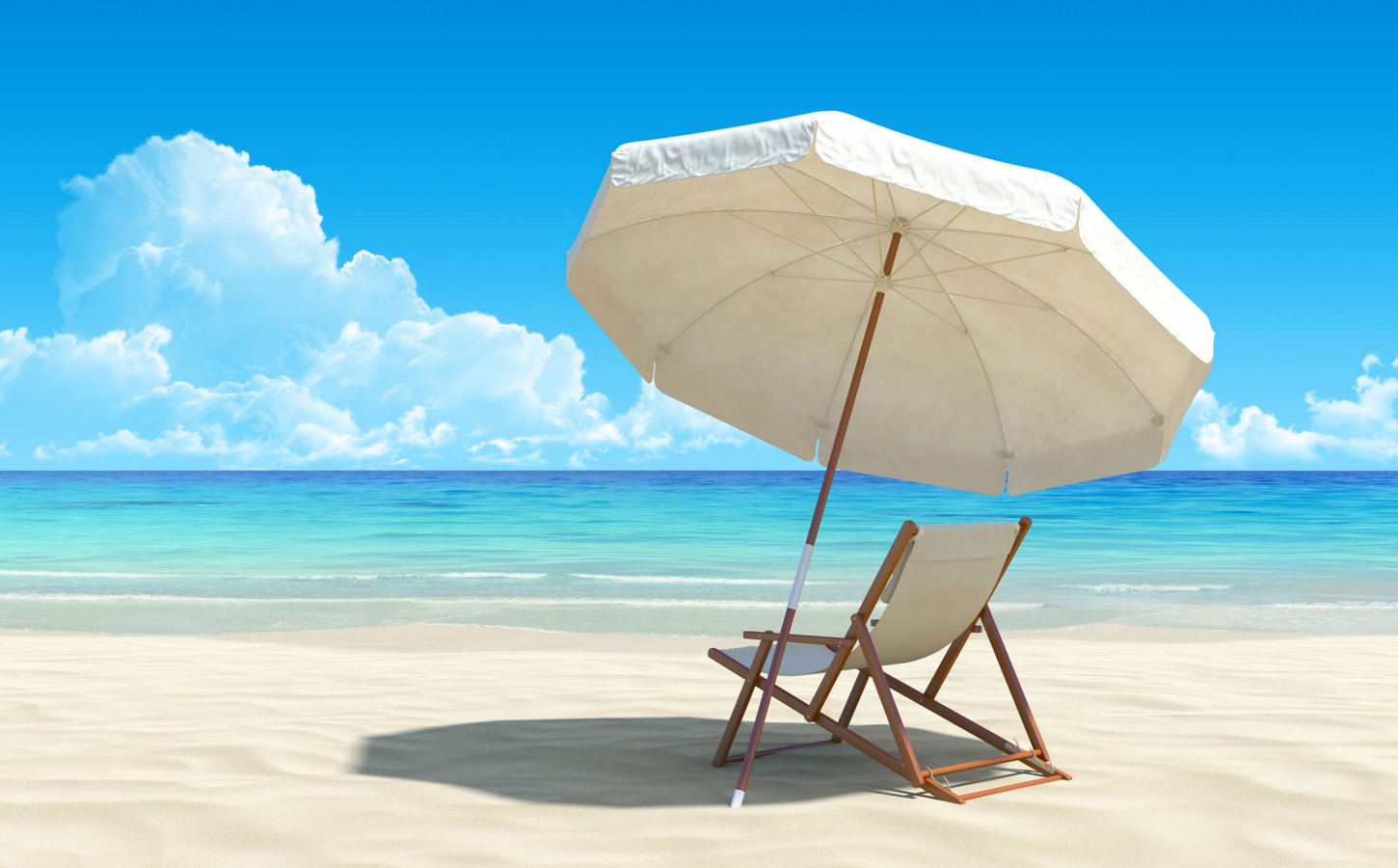 Beach Chair Wallpaper For Desktop Background HD