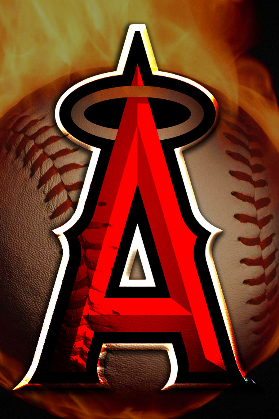 HD Los Angeles Angels Of Anaheim Logo Wallpaper