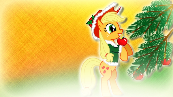Christmas Ponies Applejack My Little Pony Friendship