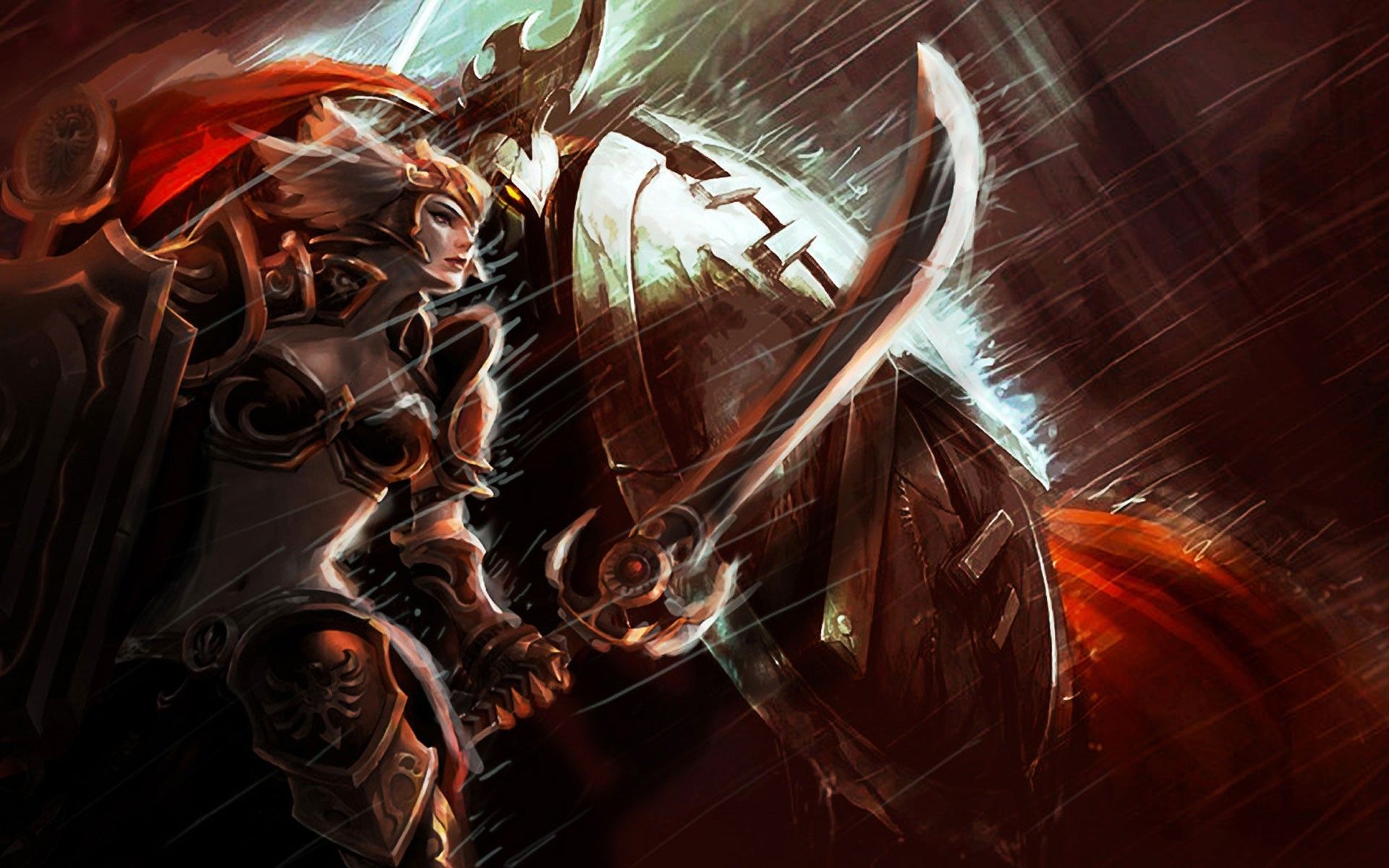 Leona The Radient Dawn In League Of Legends Wallpaper