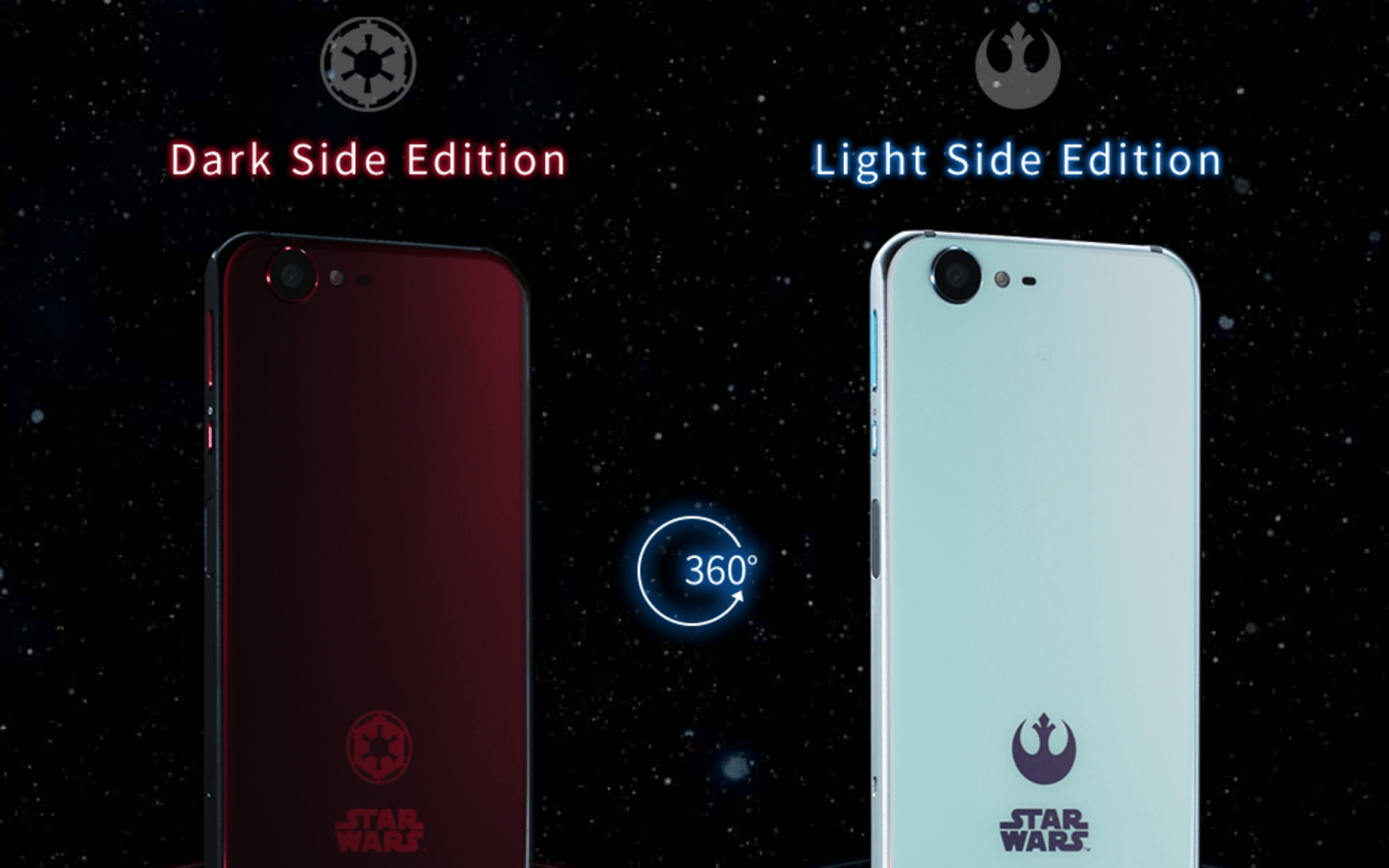 Sharps extremely Star Wars themed phone for Japan has custom live