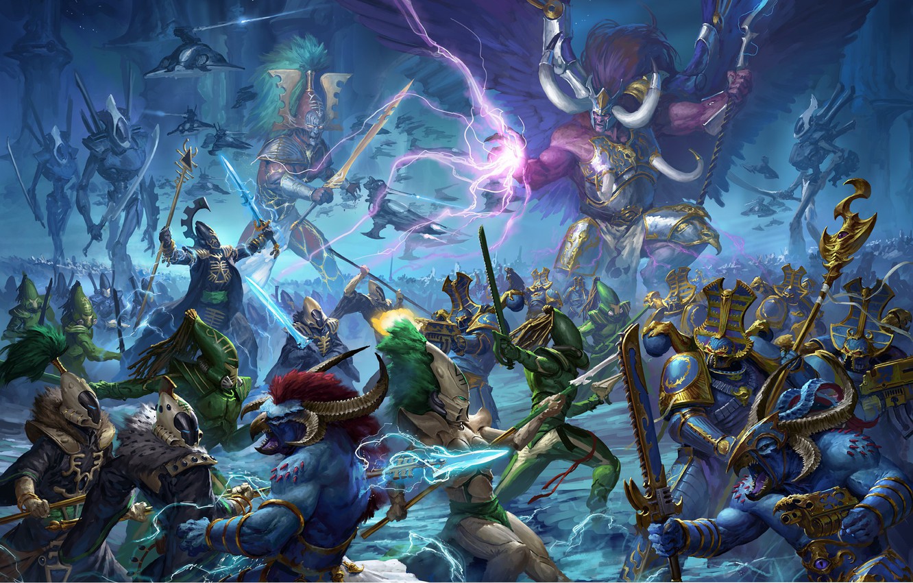 Wallpaper Demon Avatar Chaos Space Marine Eldar Prince