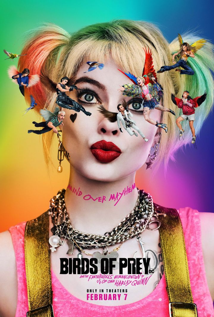 New Birds Of Prey Movie Poster Shows Off Harley S Crazy Side Ign