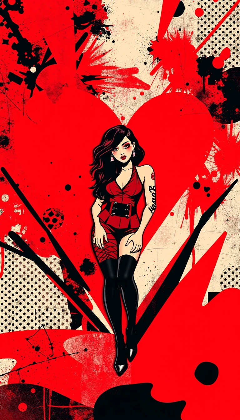 Baddie Wallpaper Red