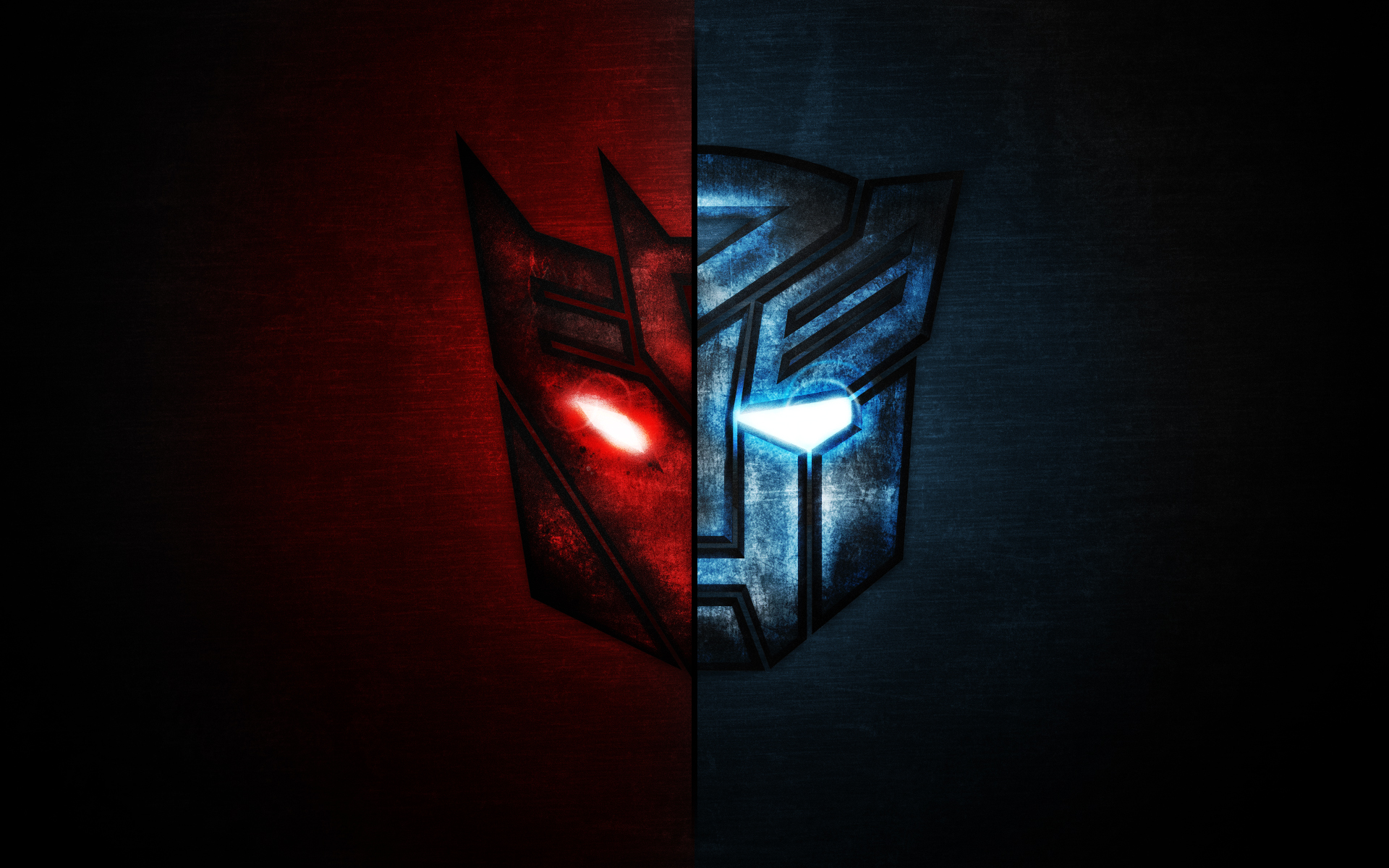 Red And Blue Transformers Logo Wallpaper Des High