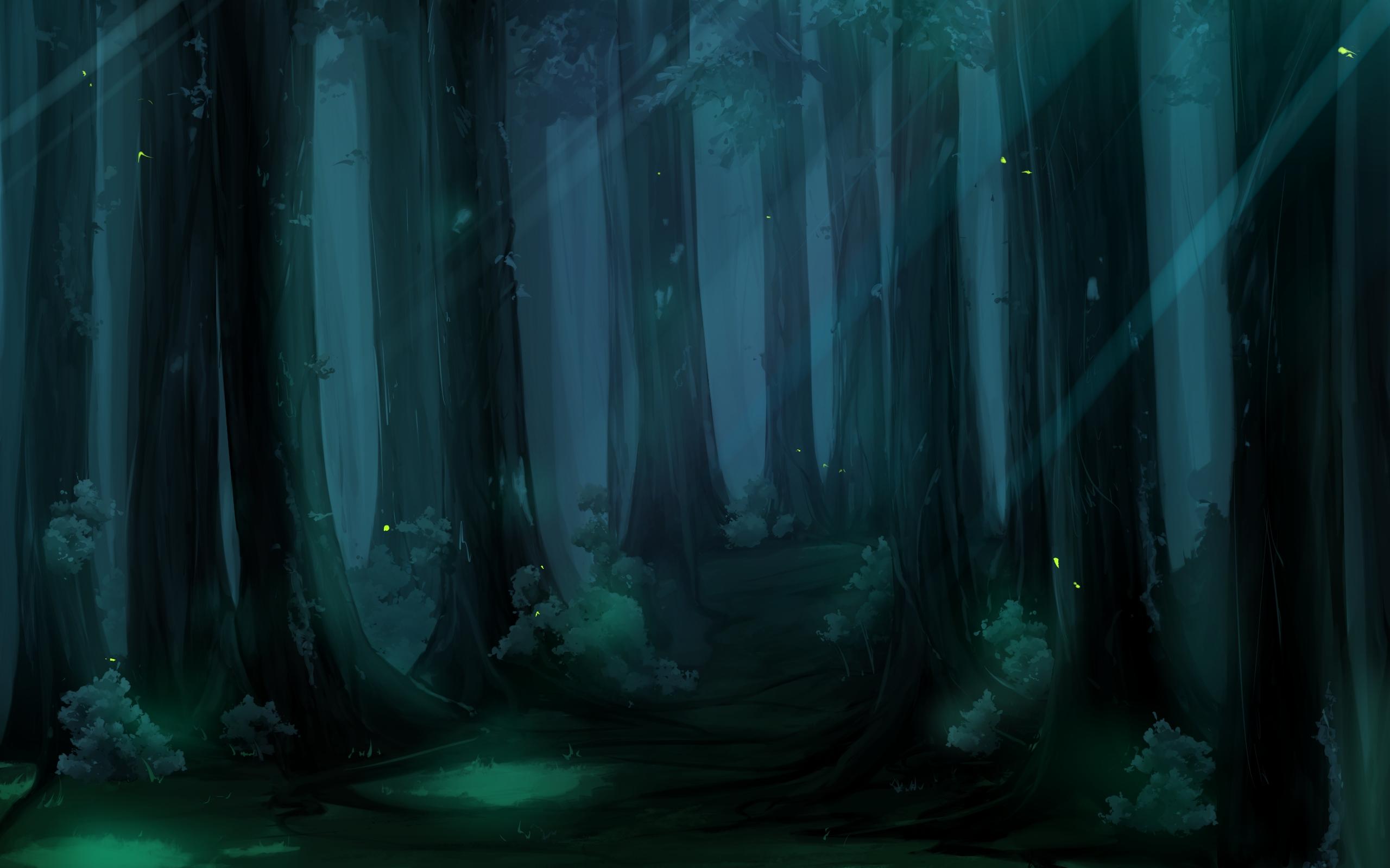 Anime Background Forest Backgrou