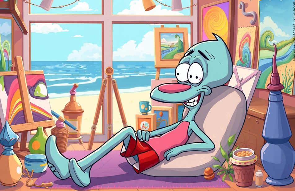 Squidward Wallpaper
