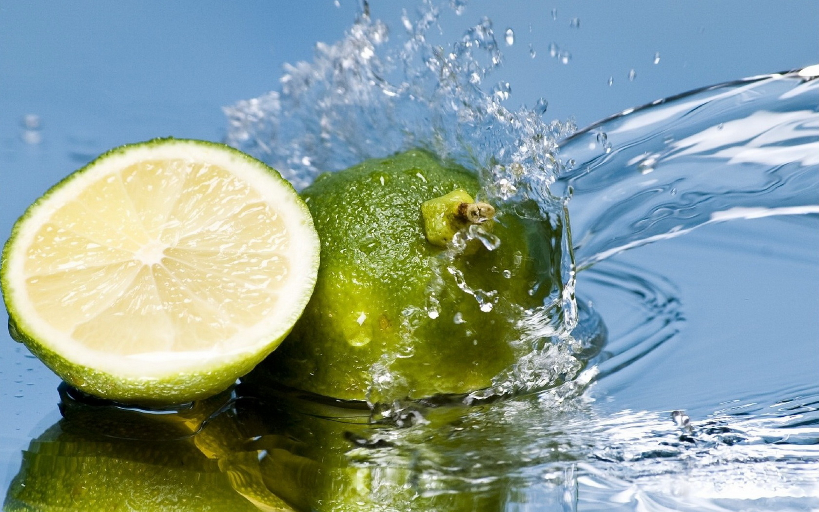 Sliced Lime Wallpaper And Image
