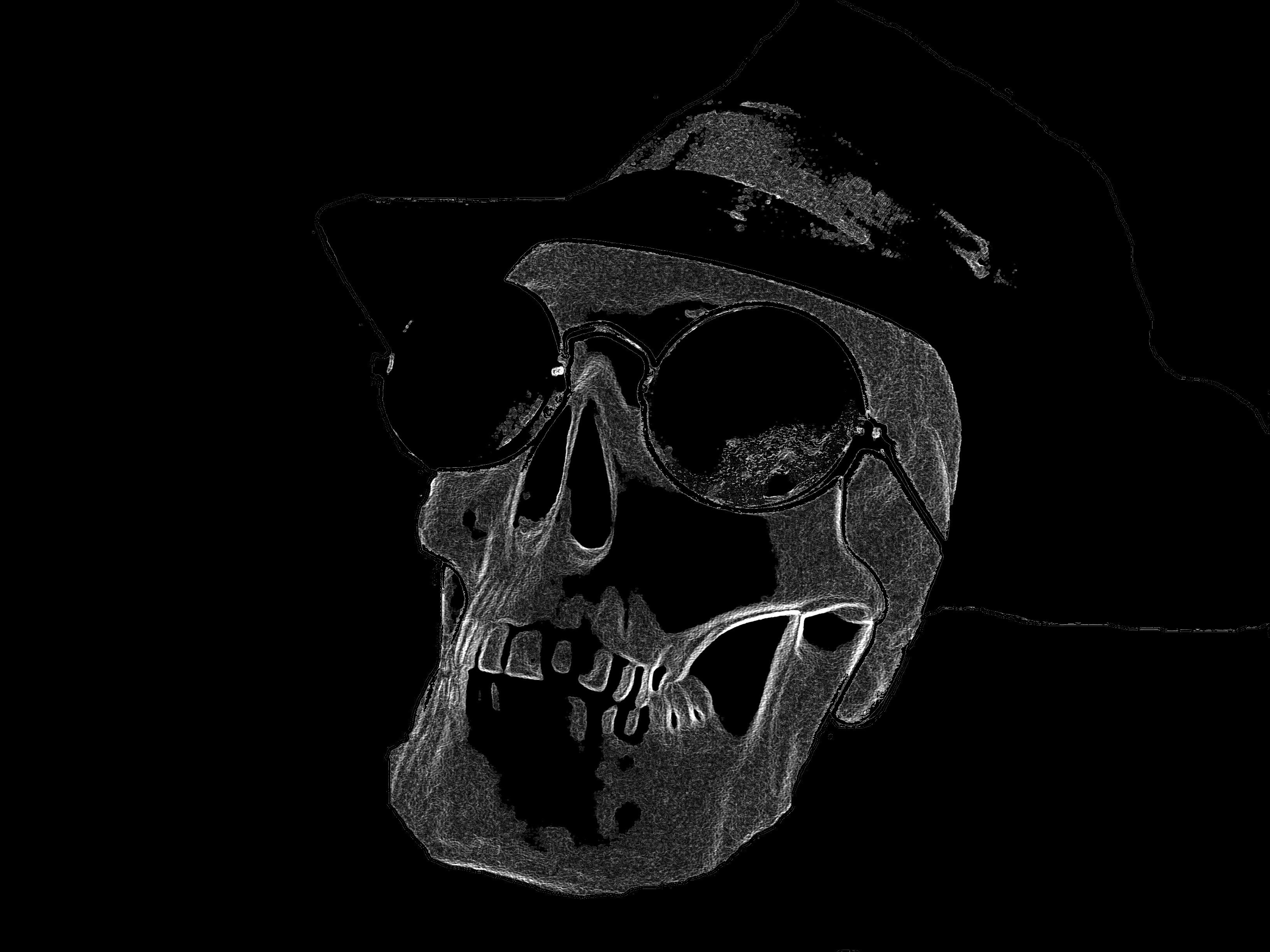 Black And White Desktop Wallpaper Skull Uploaded By Jerry