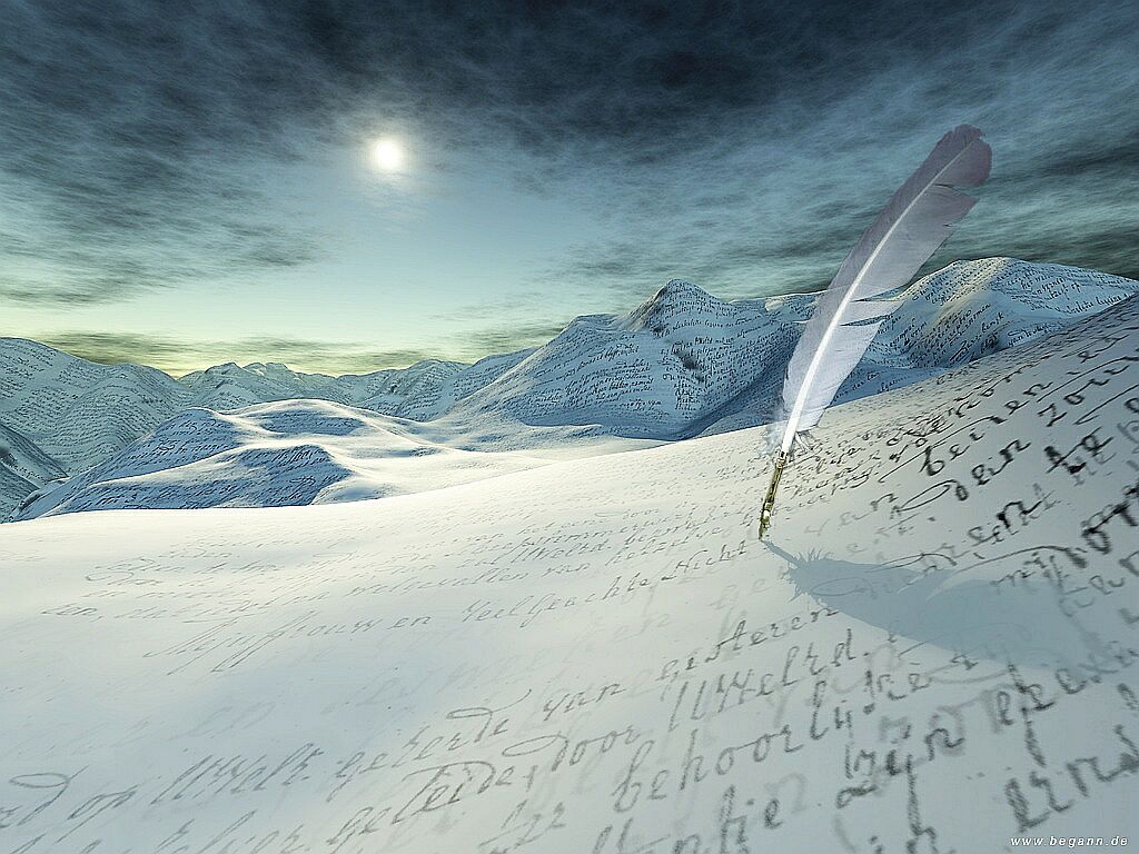 Wallpaper Includes A Pen Writing On The Hills Posing Its