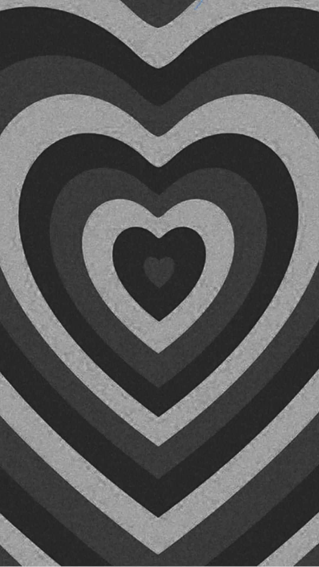 Show Your Love With A Bold Aesthetic Black Heart