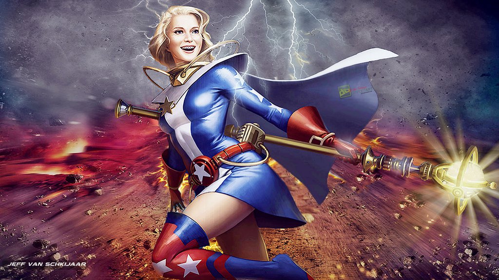 Stargirl From Justice League By Jeffery10 D831owg Star Spangled