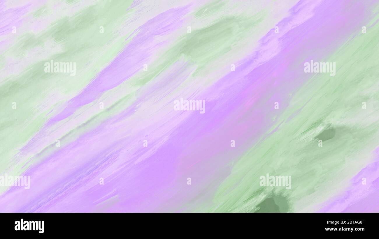 Pastel Pink And Mint Green Chaotic Strokes Abstract Background