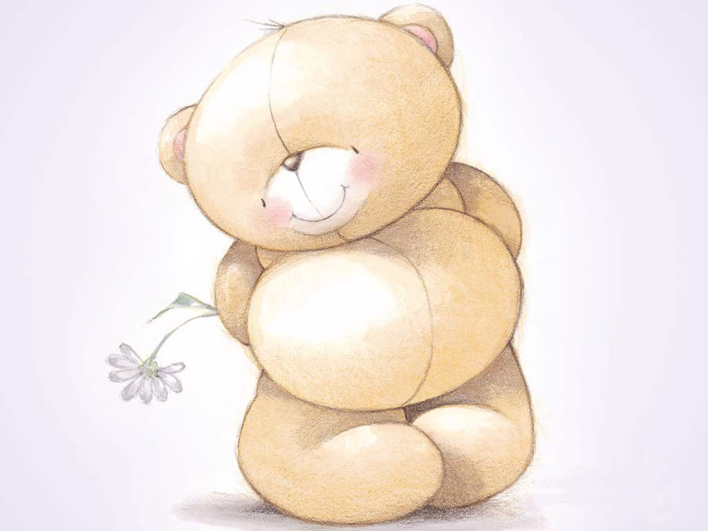 Cartoon Teddy Bear Wallpaper Image