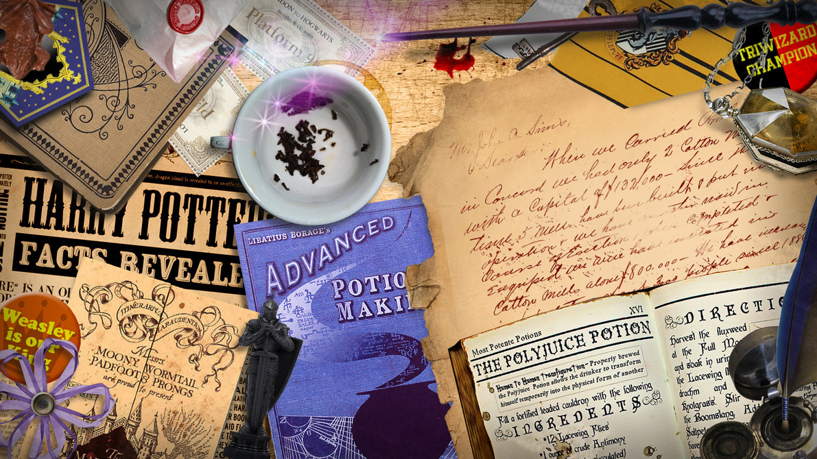 Harry Potter Desk Wallpaper And Gmail Theme By Bamberos