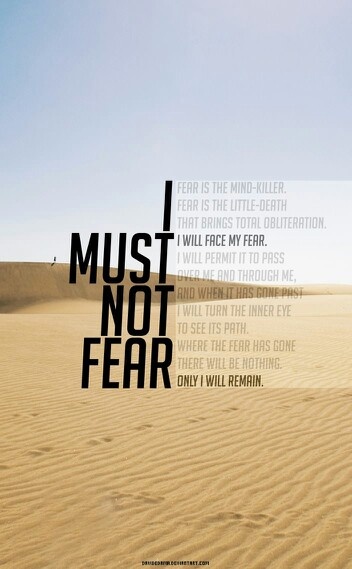 Litany Against Fear Wallpaper Clinic
