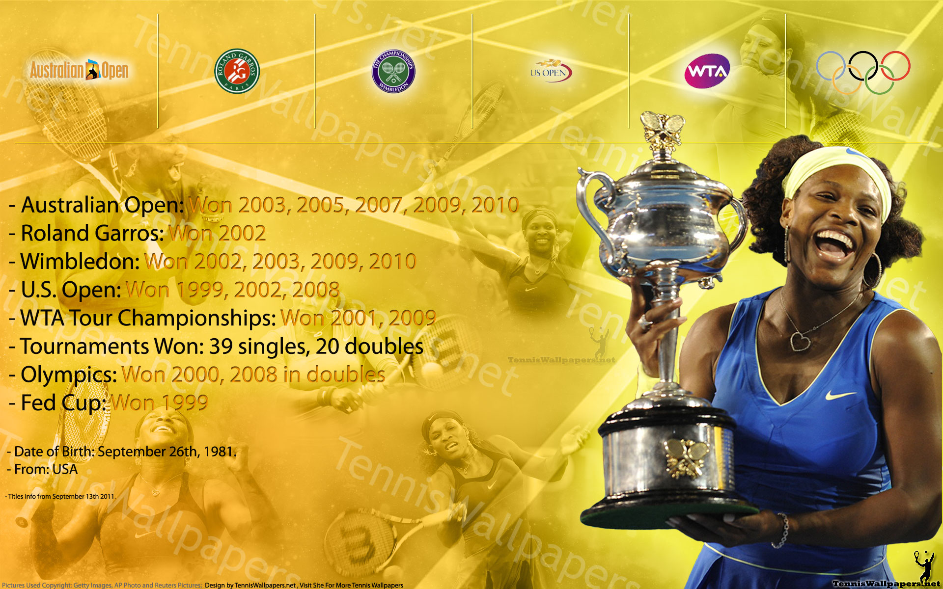 Serena Williams Wallpaper HD