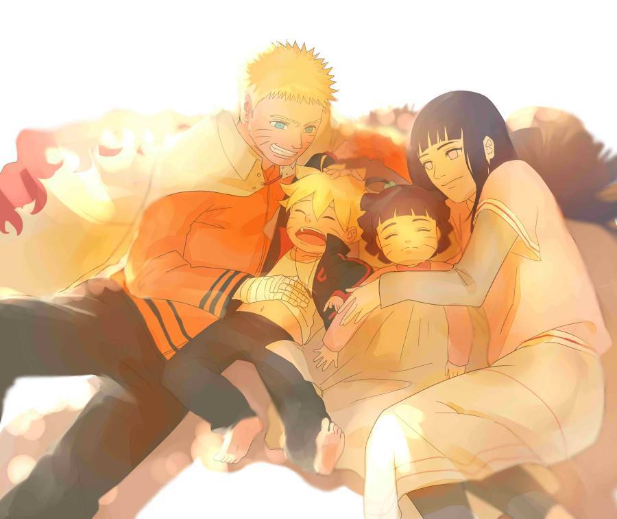 Gambar Poster Naruto Wallpaper Hinata Family Lampu Kecil