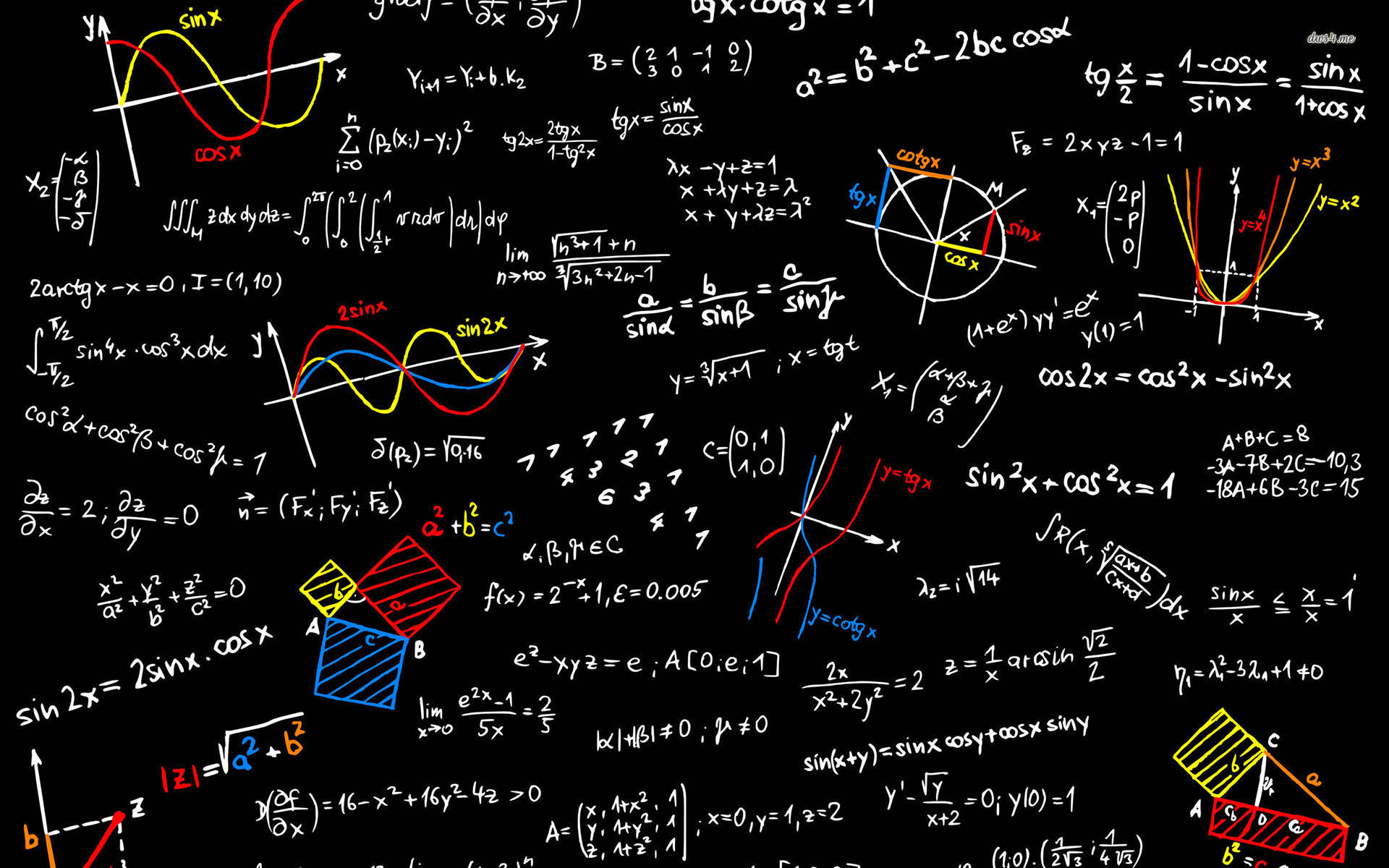 Mathematics Colorful Diagrams With Numbers Snya5mv2dogewetc Wallpaper