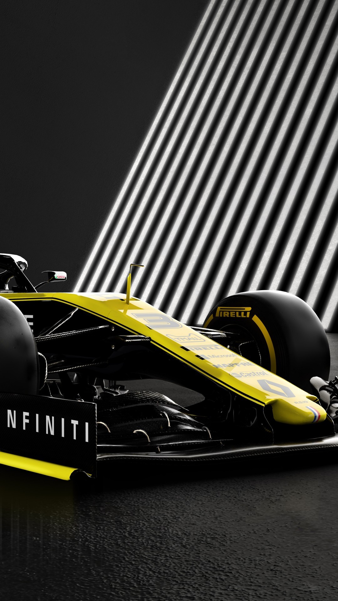 Formula Renault Rs19 Racing Cars Yellow