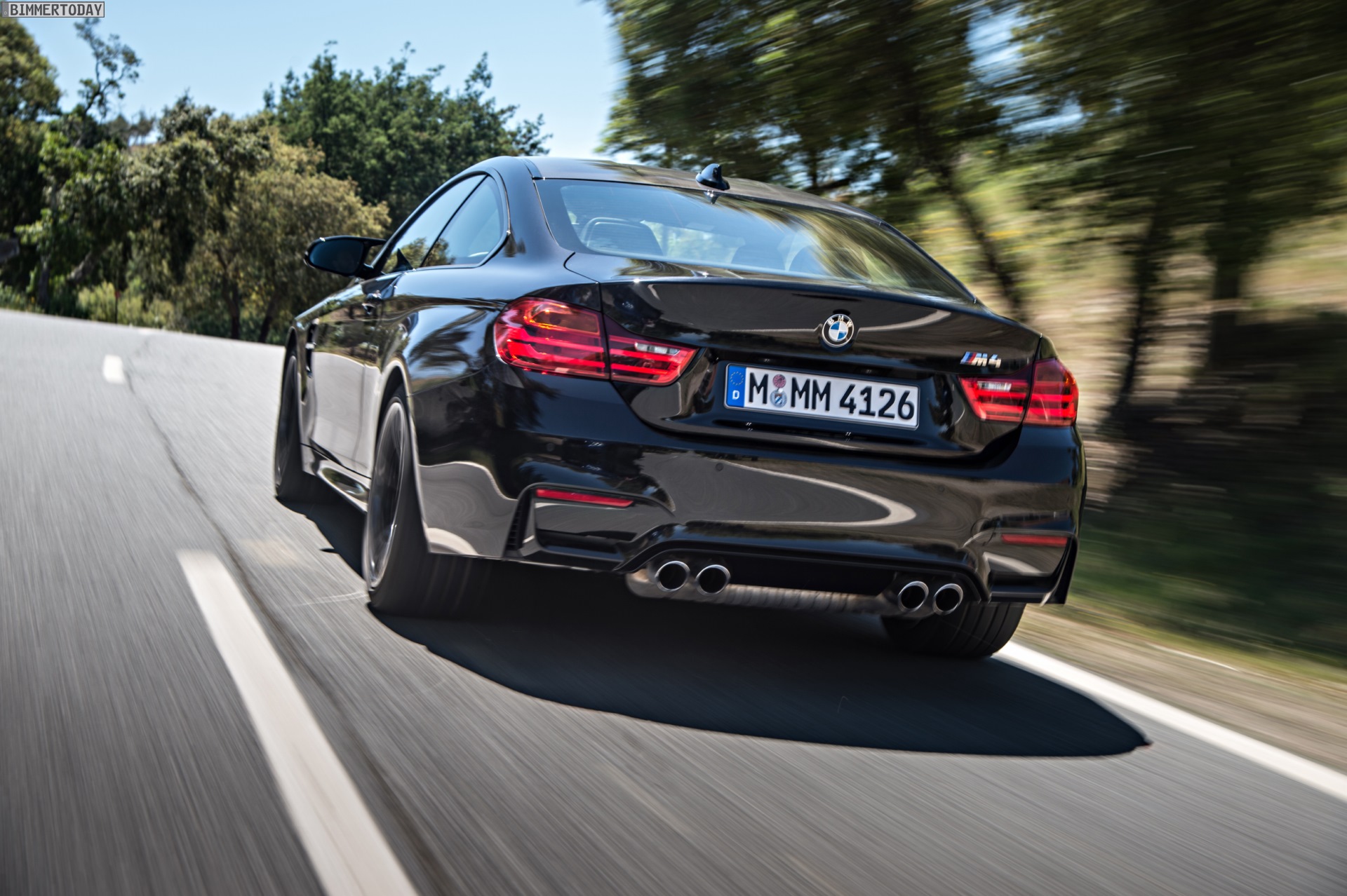 BMW Cars   Wallpapers BMW M4 Coupe in Sapphire Black