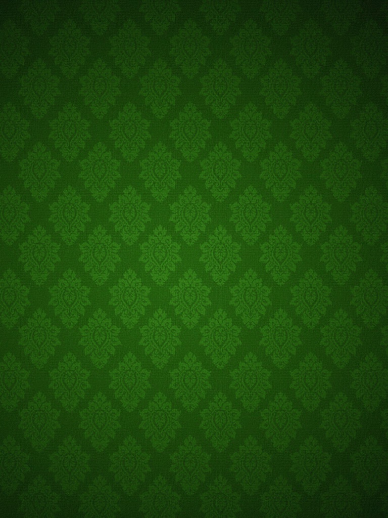 Background Green Floral Pattern Wallpaper iPad iPhone HD