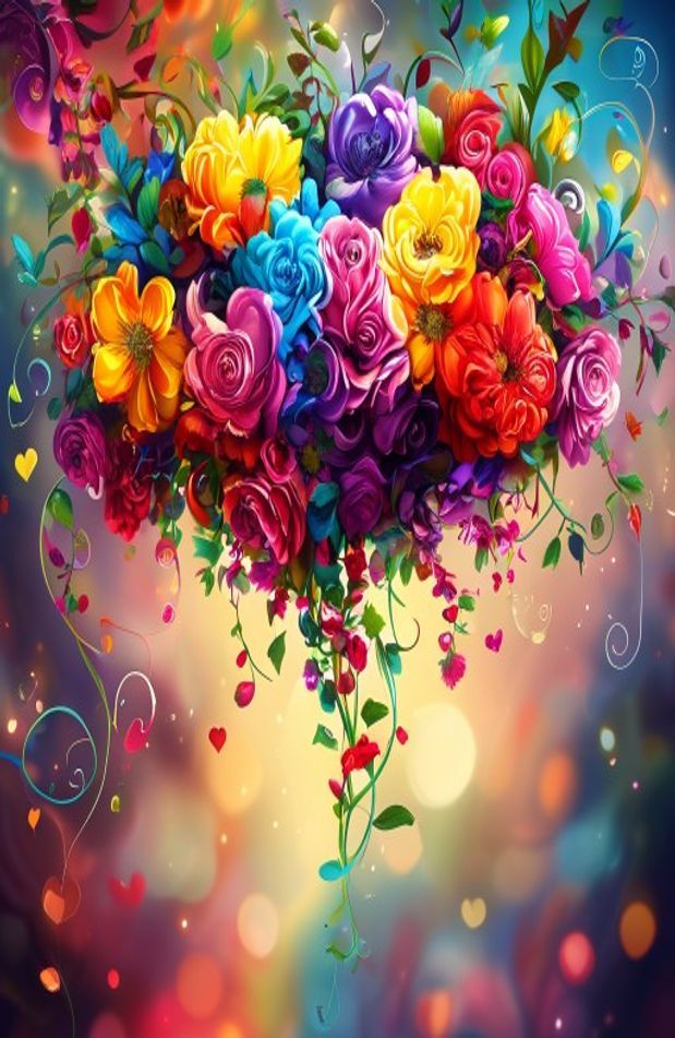 Love Flower Wallpaper