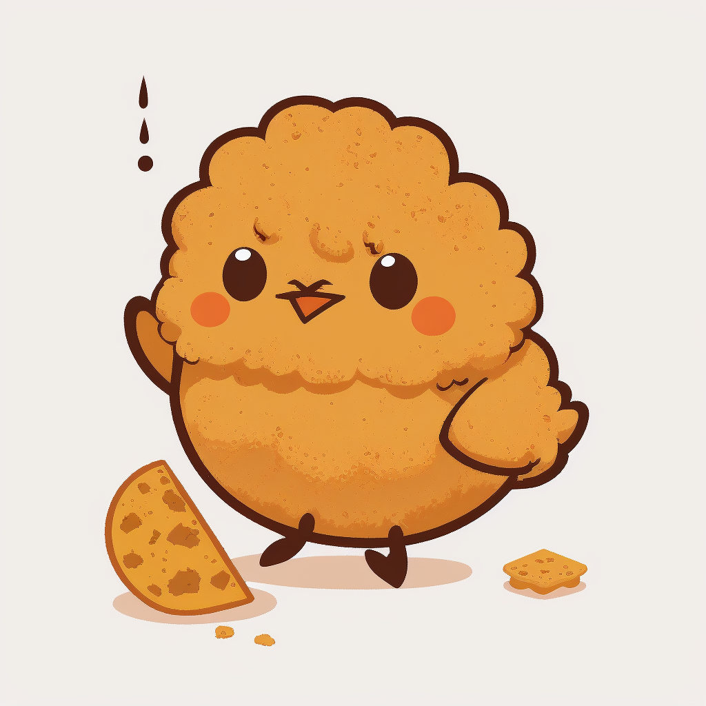 🔥 Free Download Cute Chicken Nugget Wallpaper by @thomasfarley ...