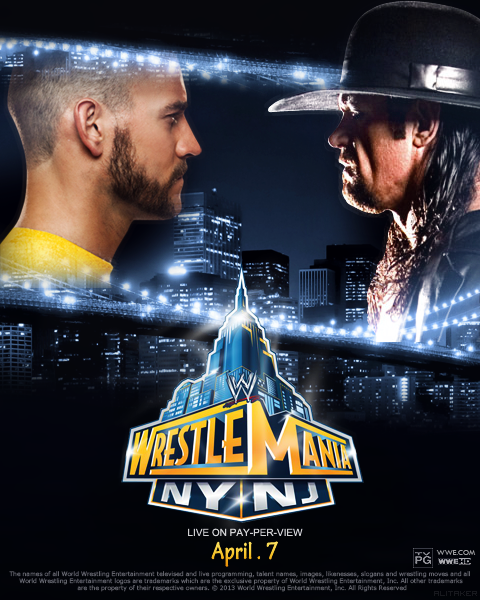 Wwe Wrestlemania Poster By Alitaker