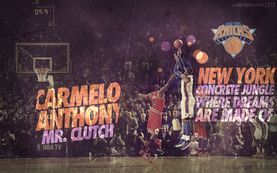 Carmelo Anthony Vs Chicago Bulls Wallpaper By Albertodsantos On