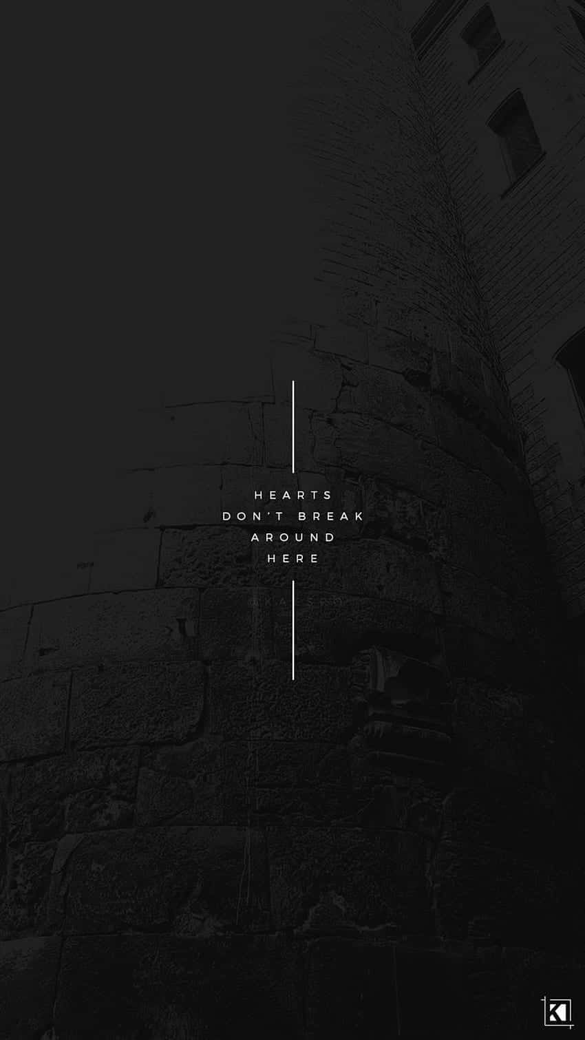 Broken Heart Aesthetics Wallpaper