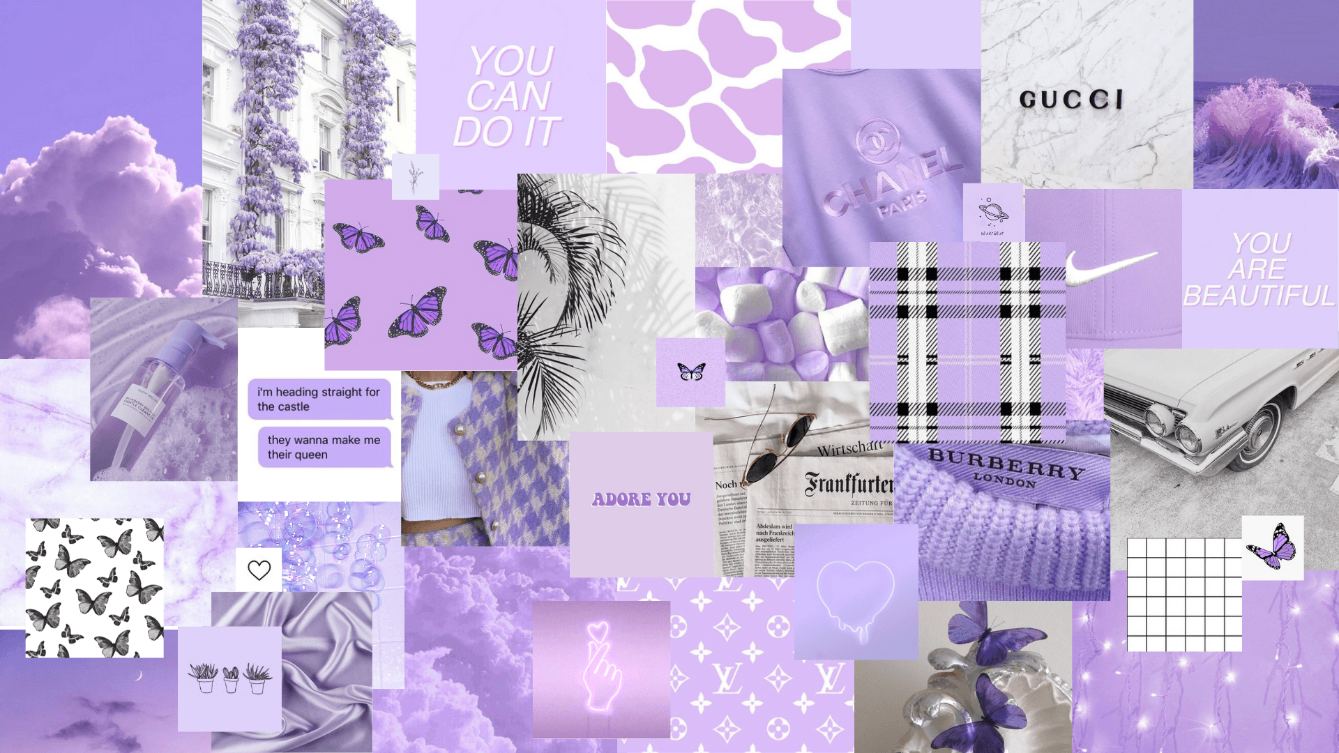 Purple Aesthetic Laptop Wallpaper