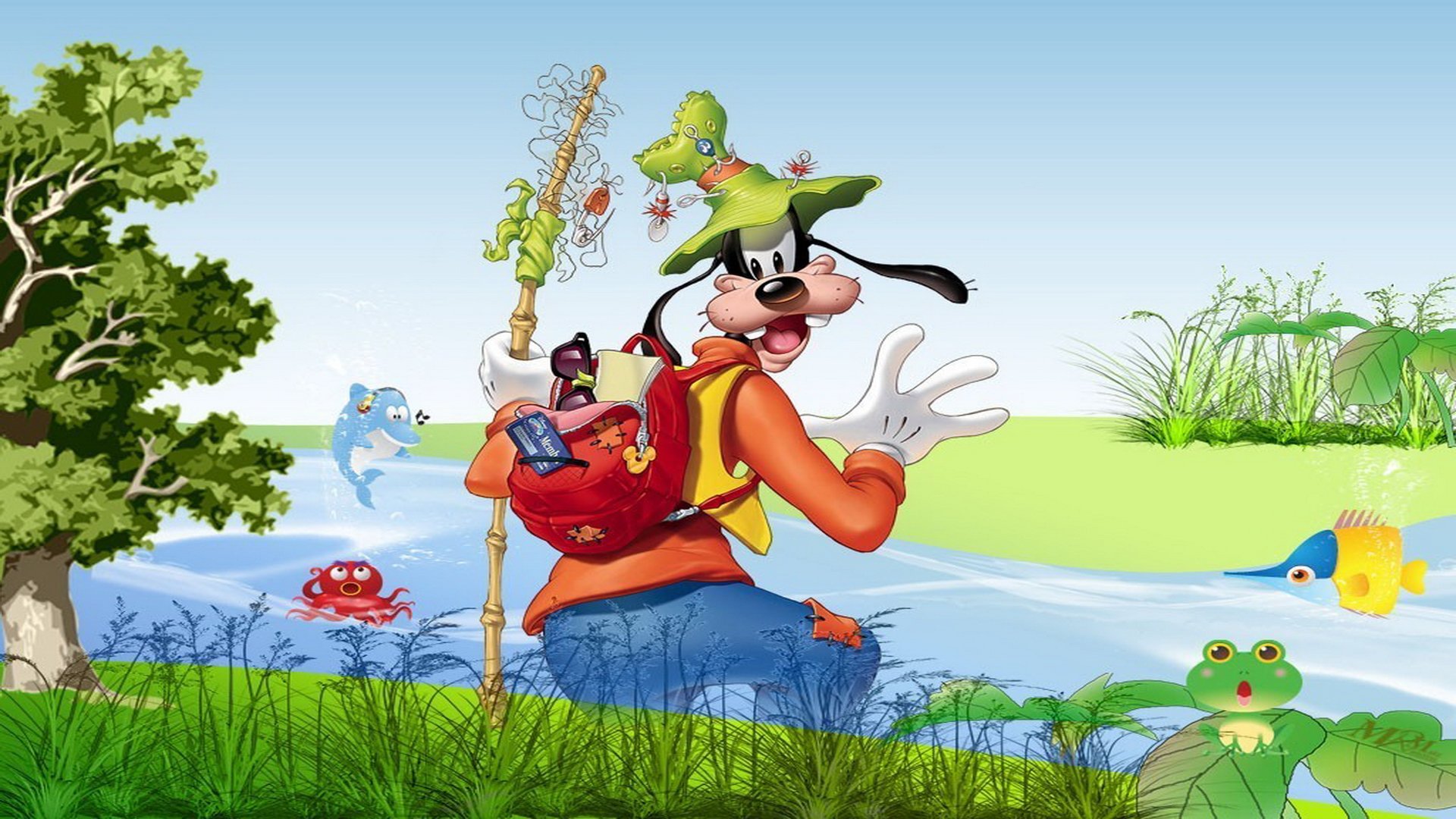 Disney Family Animation Fantasy 1goofy Edy Wallpaper Background
