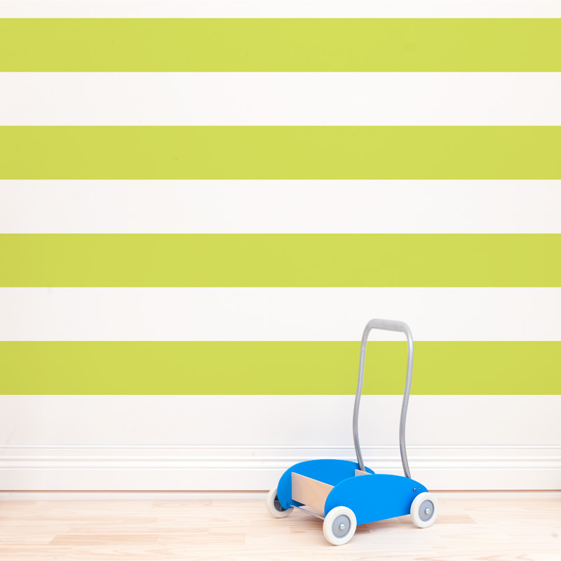 Stripe Wallpaper Lime