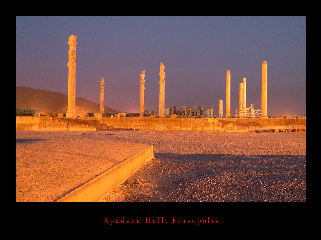 Apadana Hall Persepolis Darius The Great Built Greate