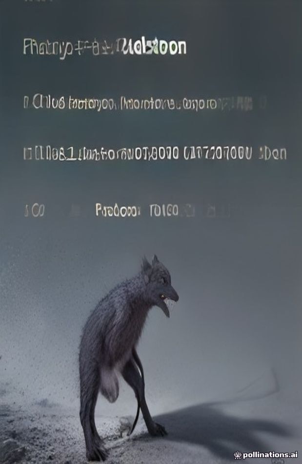 Cool Black Wolf Wallpaper