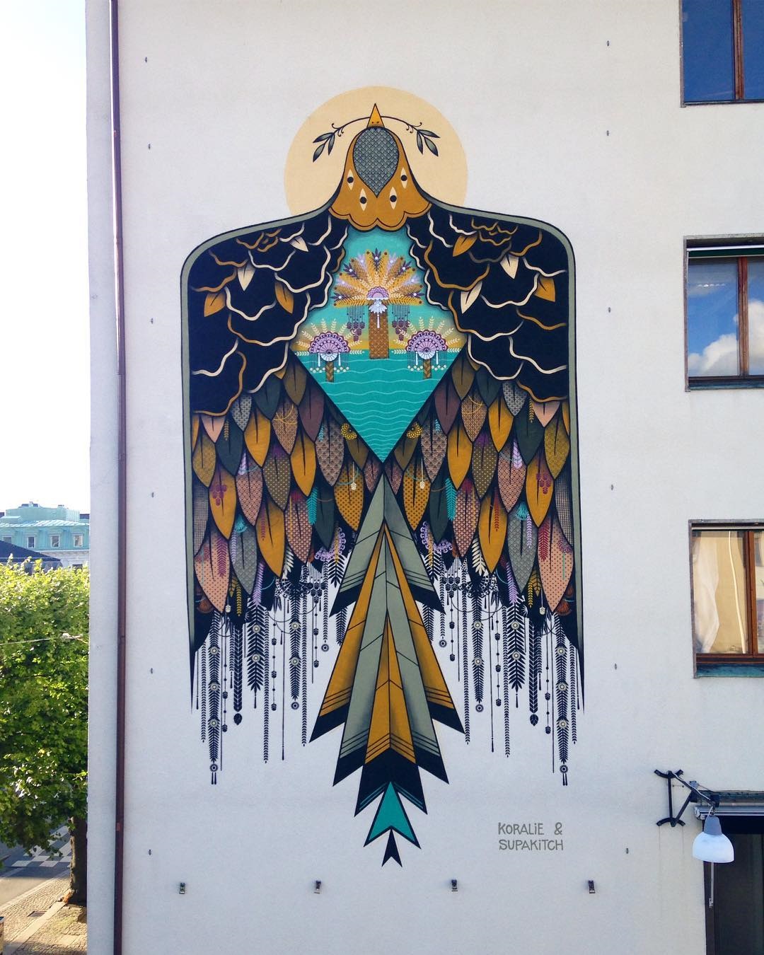 Koralie S Intricate Vibrant Murals And Works On Hi