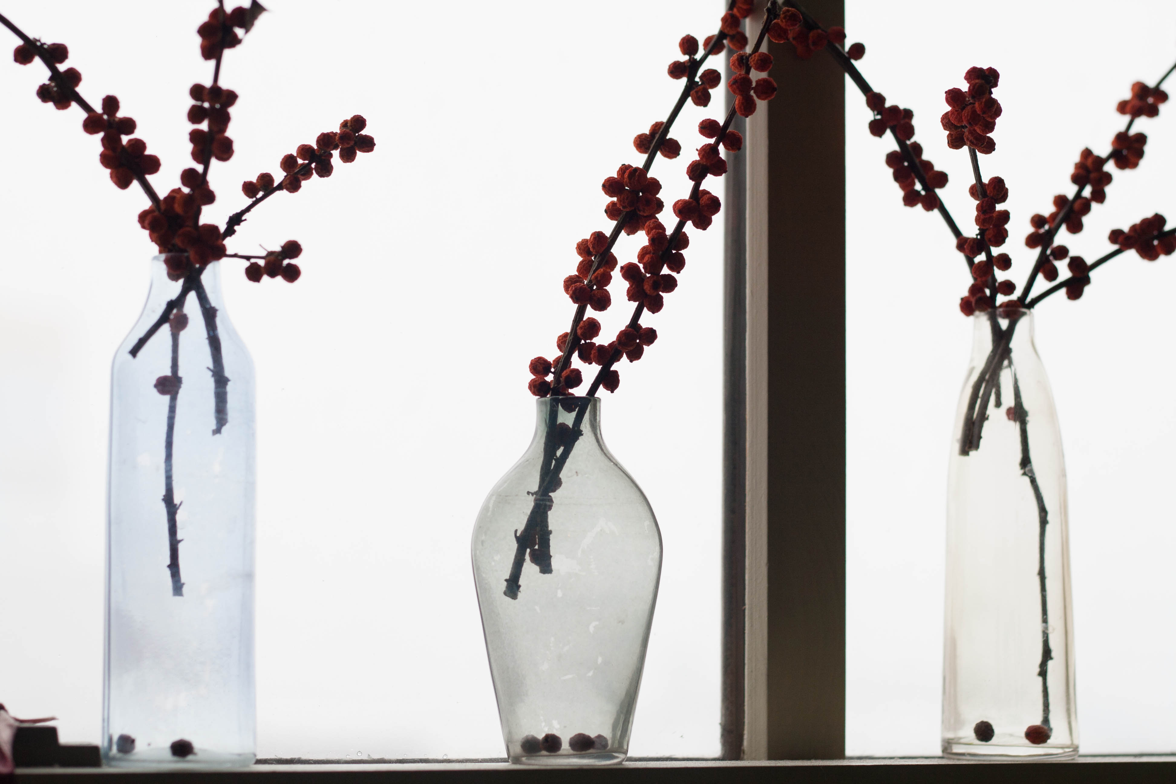 Winter Vases And A Whiteout