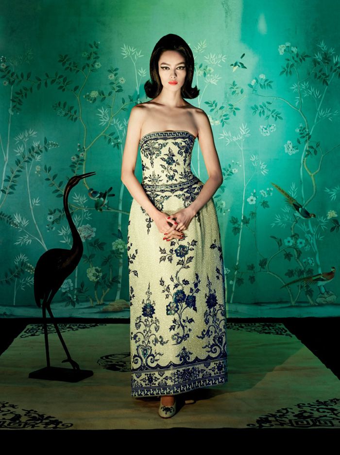 Fei Sun In Go East By Steven Meisel For Vogue Us May