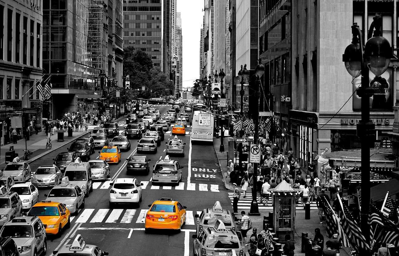 New York City Streets Background Wallpaper