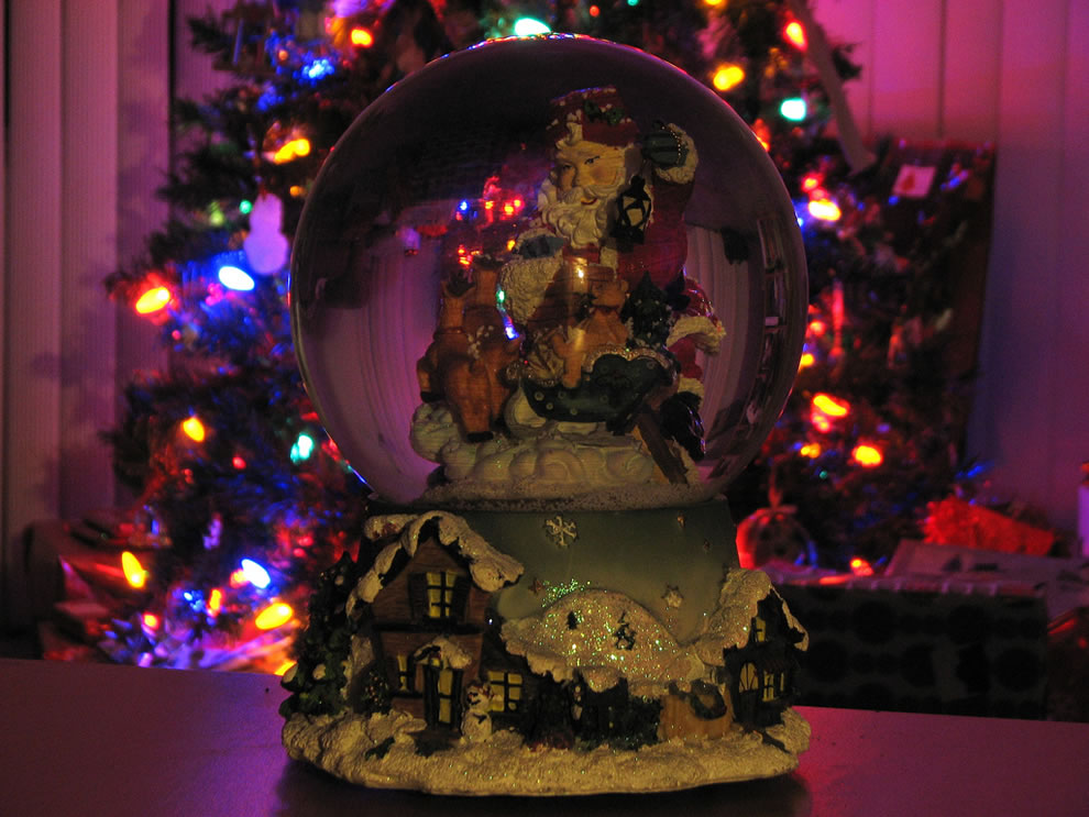 Ho Bring On The Snow Christmas Globes