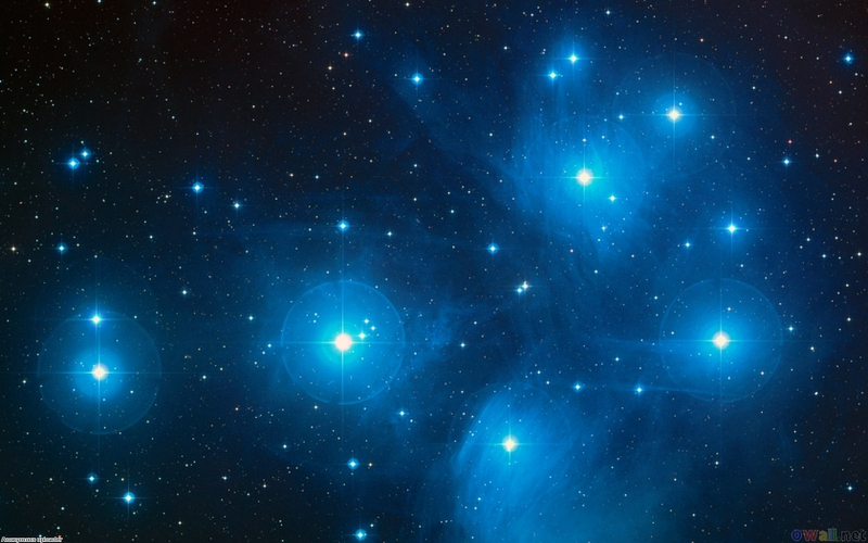 Black Blue Super Stars Space HD Desktop Wallpaper