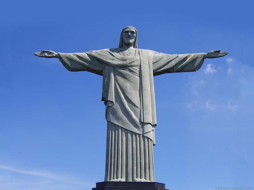 Christ The Redeemer Is A Statue Of Jesus In Rio De Janeiro
