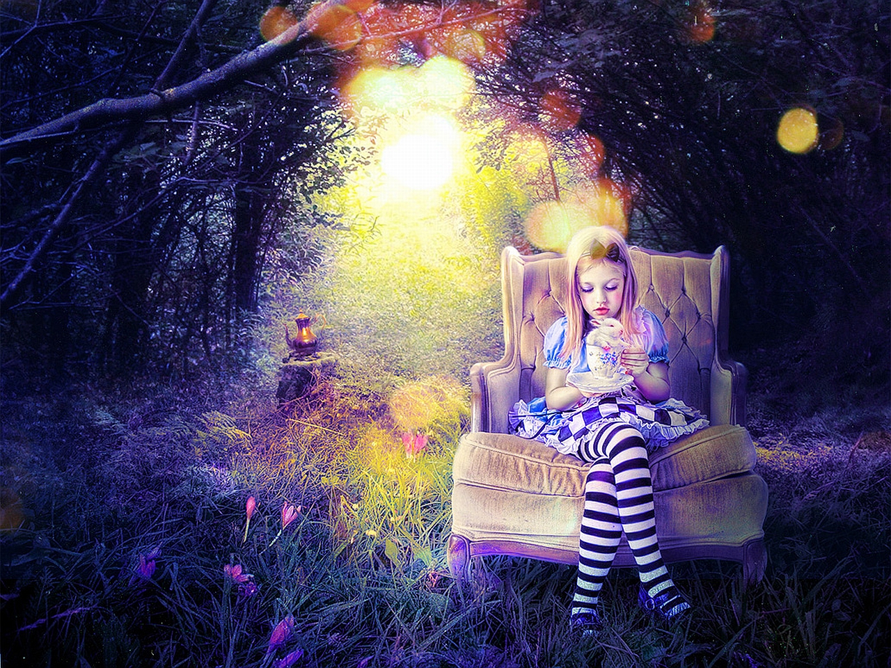 Alice In Wonderland Wallpaper Background