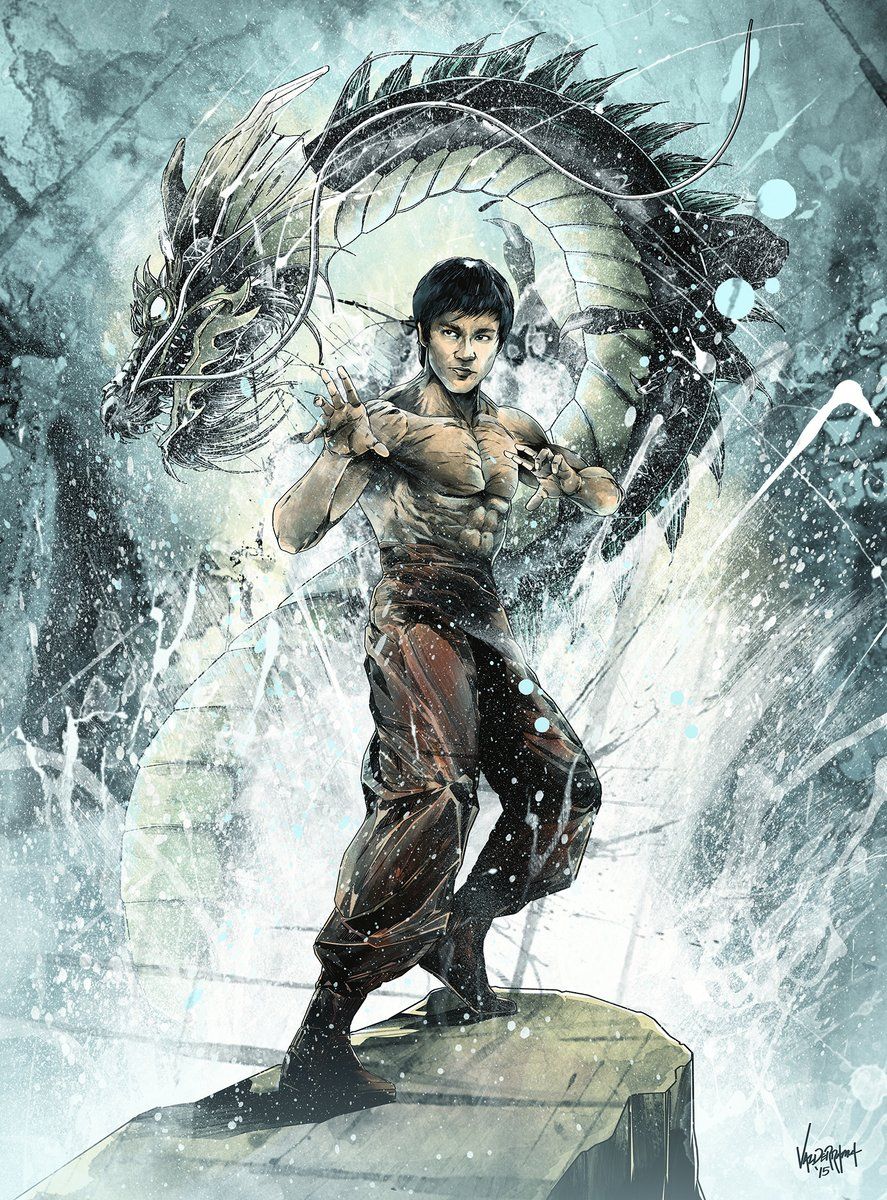 Be Like Water Inspired By Bruce Lee Art