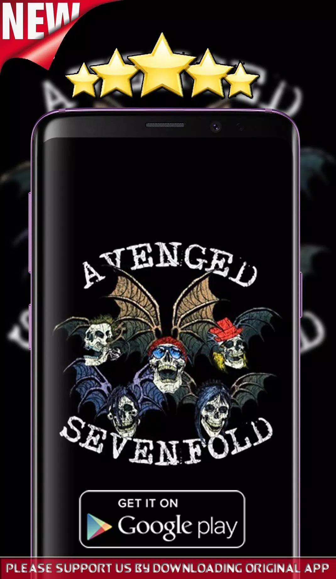 Avenged Sevenfold Logo iPhone Wallpaper
