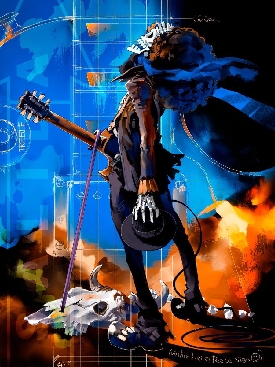 brook  one piece wallpaper 43499818  fanpop