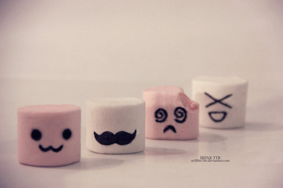 Cute Marshmallow Wallpaper Marshmallows By M3ll0n 3m