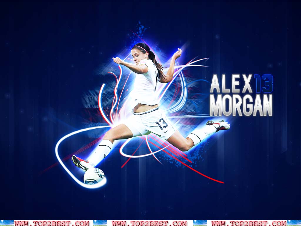 alex morgan is beautiful american soccer female player who is youngest