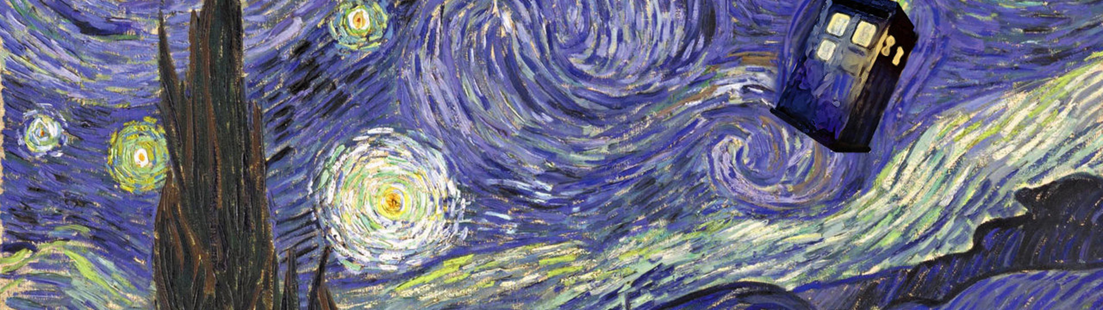 Doctor Who Starry Night Tardis Vincent Van Gogh